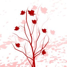 Grunge floral background N36