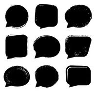 Speech Bubble Set N16