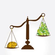 weight brain and dollar