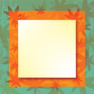 floral frame N263