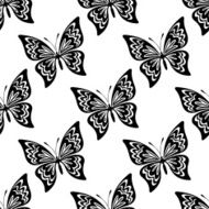 Seamless pattern of butterflies N13