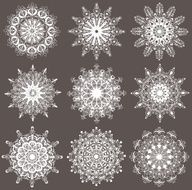 Snowflakes N106