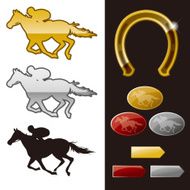 Horse Motif Silhouette