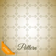 pattern with ornaments in square