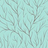 Beautiful seamless background with tree branches N3