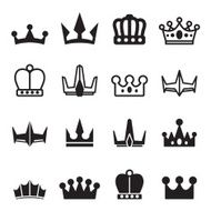 Crown icon set N3