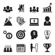 Business concept icon set N5