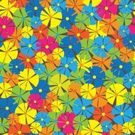 Wild flowers seamless pattern N17