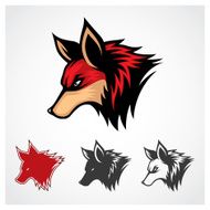 Vector Red Fox Symbol