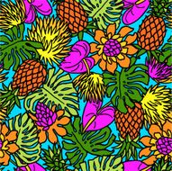 tropical leaf N11