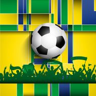 Football soccer crowd background N2