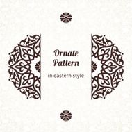 Vector floral vignettes in Victorian style