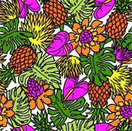 tropical leaf N12