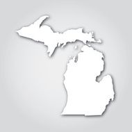 Michigan Silhouette White