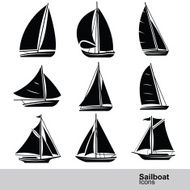 Sailboat vector N4