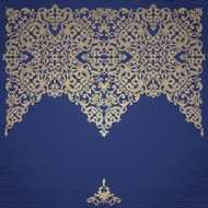 Vector baroque ornament in Victorian style N62