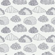 Clouds seamless pattern N24