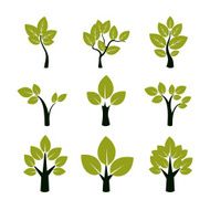 Set of Trees Icons