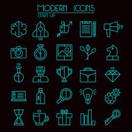 Start Up Icons Set N3