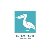 Stylized silhouette of a Pelican N7