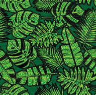 Tropical jungle leaf pattern N2
