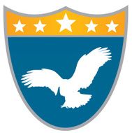 Vector emblem eagle (eagle coat of arms symbol badge symbol design) N3