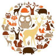Woodland Icon Set