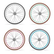Vector Bicycle wheel set