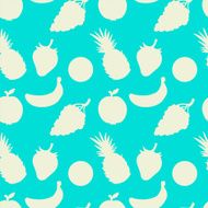 seamless pattern with fruits and berries N11