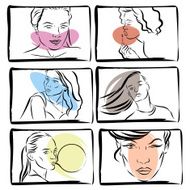Faces of girls N2
