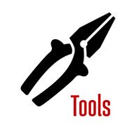 Pliers tool with wire cutter blades
