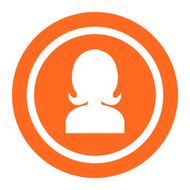 Woman&#039;s head silhouette N2