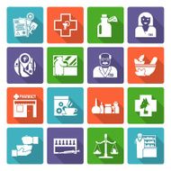 Pharmacist Icons Set N2