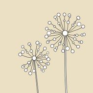 Abstract Dandalions background N6