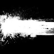 White ink blots banner
