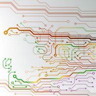 EPS10 vector circuit board background texture N3