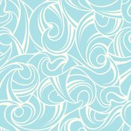 Abstract blue seamless pattern Vector illustration
