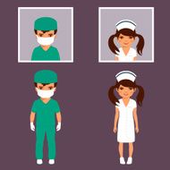 surgeon and nurse personnel