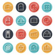 Line window icons