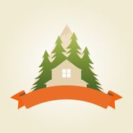 House in Mountains