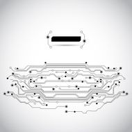 Circuit board abstract background