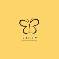 Sweet Butterfly Vector icons flat design set N6