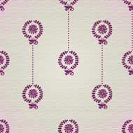 Vector seamless pattern in ethnic style