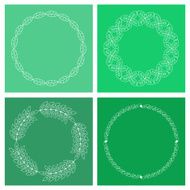 line art wreath N2