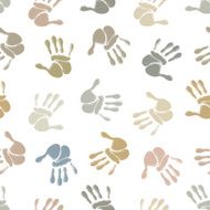 Human hands seamless pattern N3