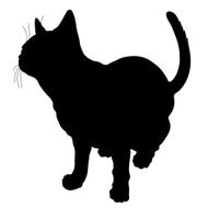 Cat Silhouette N96