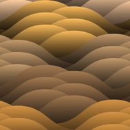 Warm abstract color waves