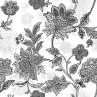 Seamless Pattern with floral ornament N233
