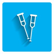 Crutches icon N2
