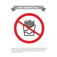 No French fries icon
